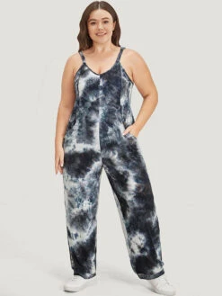 Tie Dye Pocket Patchwork Cami Jumpsuit -Bloomchic Shop 102949983 rd d78a9c75 348e 4462 b3b2 2e6c02114c0e