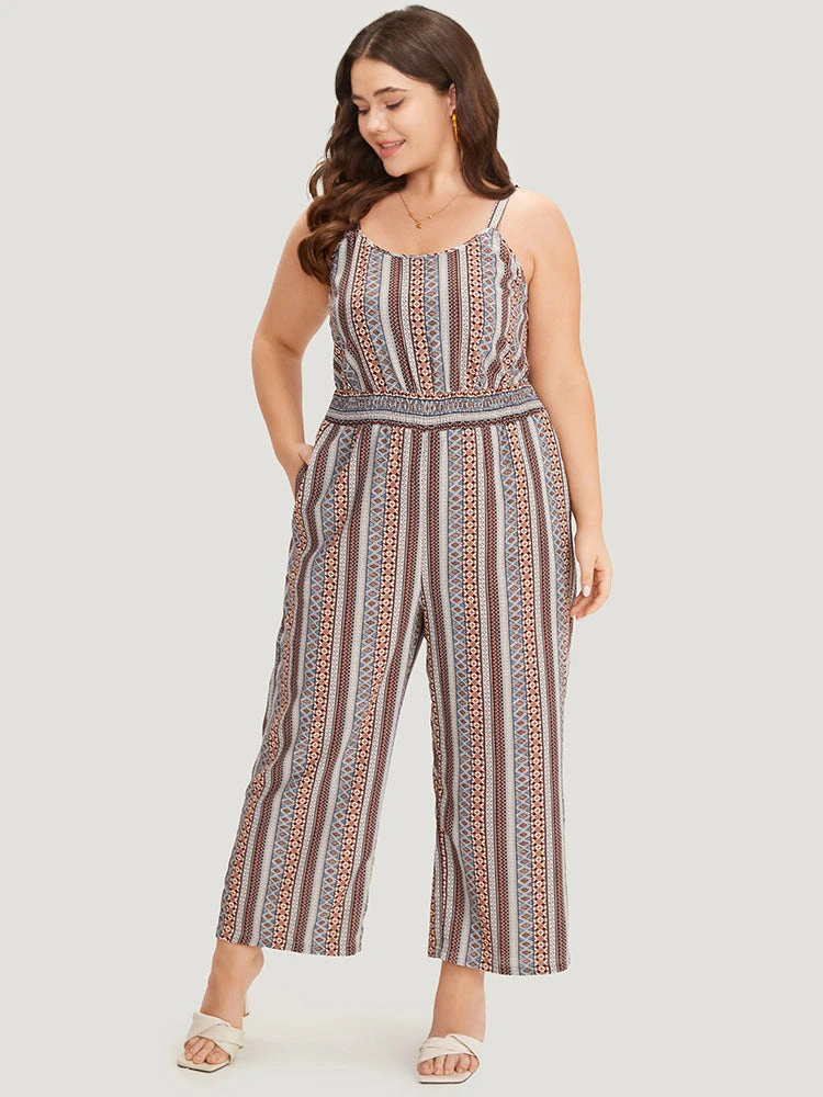 Bandana Striped Pocket Cami Jumpsuit 6 Bandana Striped Pocket Cami Jumpsuit - Image 4