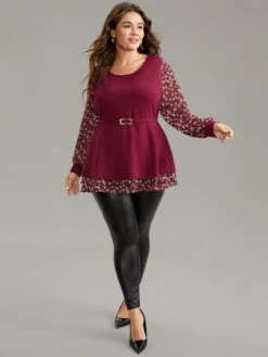 Ditsy Floral Patchwork Layered Metal Buckle Detail Blouse -Bloomchic Shop 10755378 ij b0b6509e 6627 4e8b 83ec a5aa5d4e4121