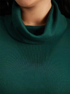 Solid Turtleneck Hanky Hem Pocket Dress 12 Solid Turtleneck Hanky Hem Pocket Dress -Bloomchic Shop 109209260 gw e34d730c 76c5 40ac a127 e70ff29c899e