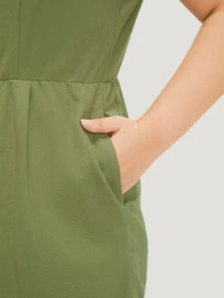 Plain Pocket Button Through Tank Jumpsuit 19 Plain Pocket Button Through Tank Jumpsuit -Bloomchic Shop 109505138 dl