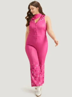 Halloween Star Button Up Bootcut Sleeveless Jumpsuit 15 Halloween Star Button Up Bootcut Sleeveless Jumpsuit -Bloomchic Shop 124380579 bx