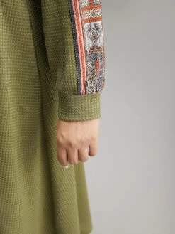 Boho Print Striped Patchwork Waffle Knit Dress 18 Boho Print Striped Patchwork Waffle Knit Dress -Bloomchic Shop 148345420 bg 58f0dab5 bb7a 42cf 8a6e 12949c84413a