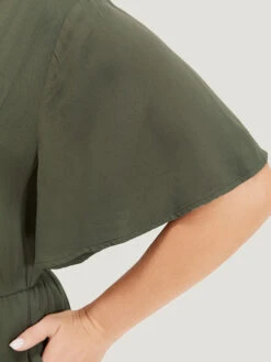 Plain Pocket Wrap Cut Out Knotted Hem Jumpsuit -Bloomchic Shop 149976315 qb 3ebc87af 5ab1 4580 9fe0 340e883eaee4