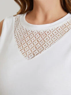 Solid Sleeveless Lace Insert Tank Top 13 Solid Sleeveless Lace Insert Tank Top -Bloomchic Shop 154186558 gj dcf6dd1b 1461 44d9 832f a8f3906c6e0f