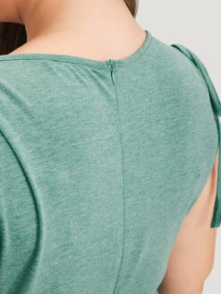 Plain Patched Pocket Zipper Drawstring Shoulder Jumpsuit -Bloomchic Shop 160347232 dh