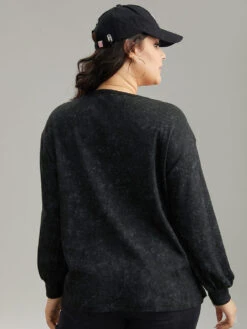 Waffle Knit Heather V Neck T-shirt 14 Waffle Knit Heather V Neck T-shirt -Bloomchic Shop 160352894 rx