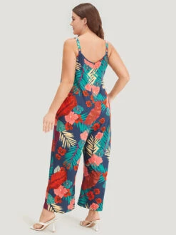 Floral Print Pocket Cami Jumpsuit -Bloomchic Shop 162358462 yx 191343a0 0015 4cfb b4ff 1ee7d3ddb4c9