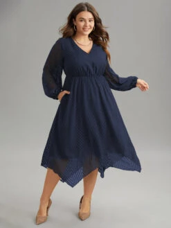 Plain Textured V Neck Hanky Hem Dress 26 Plain Textured V Neck Hanky Hem Dress -Bloomchic Shop 16326797 ry 3afb2be2 dc3d 4293 a9ee c0057216d624