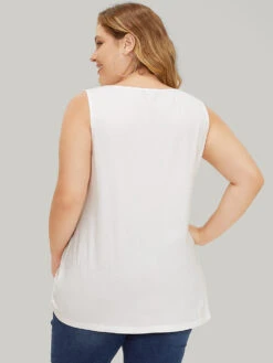 Letter Print Graphic Tank Top -Bloomchic Shop 178160314 tm