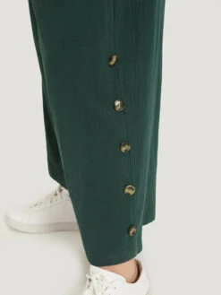 Solid Button Detail Pocket Adjustable Straps Cami Jumpsuit -Bloomchic Shop 184305241 st