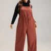 Plain Textured Drawstring Adjustable Straps Jumpsuit 1 Plain Textured Drawstring Adjustable Straps Jumpsuit -Bloomchic Shop 187417214 fd 22e6a8ef f7c7 47fb 846a a47b2e594e10