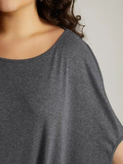 Solid Dolman Sleeve Crew Neck T-shirt 16 Solid Dolman Sleeve Crew Neck T-shirt -Bloomchic Shop 195841807 pz