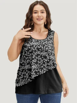 Ditsy Floral Patchwork Tank Top -Bloomchic Shop 197664181 fz 7d062bd6 29ba 4a60 b732 ac72bbc48841