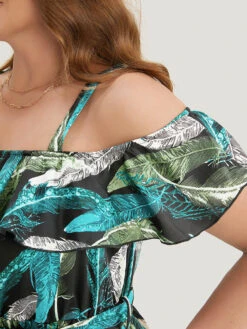 Tropical Cold Shoulder Pocket Belted Ruffle Trim Jumpsuit 16 Tropical Cold Shoulder Pocket Belted Ruffle Trim Jumpsuit -Bloomchic Shop 198187719 fi 081b9dd3 9c0f 4d3b a708 6b3a1716d99f