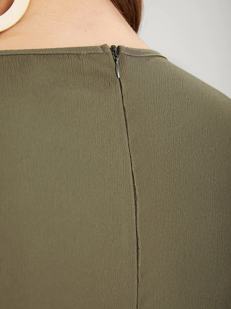 Plain Knot Neck Pocket Plicated Detail Tank Jumpsuit 9 Plain Knot Neck Pocket Plicated Detail Tank Jumpsuit - Image 7