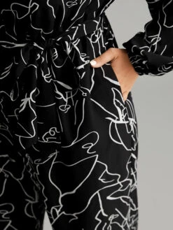 Halloween Art & Design Belted Pocket Jumpsuit -Bloomchic Shop 218471060 pq