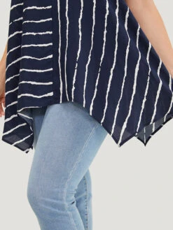 Striped Patchwork Hanky Hem Blouse 20 Striped Patchwork Hanky Hem Blouse -Bloomchic Shop 220617979 cm ebe76357 3540 4ac7 a4b8 47f4861f0851
