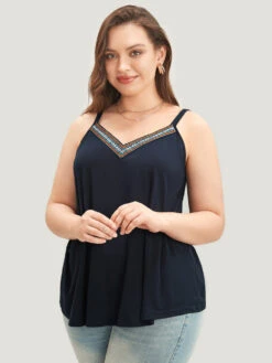 Solid Adjustable Straps Webbing Patchwork Cami Top -Bloomchic Shop 220877550 cn f8ae45db 5831 493c 90ab 22325e046cd0