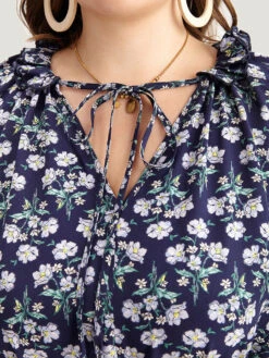 Ditsy Floral Pocket Tie Neck Frill Trim Dress 16 Ditsy Floral Pocket Tie Neck Frill Trim Dress -Bloomchic Shop 222865796 vp b2b8ca50 c304 41f9 afa8 231fb9951df7