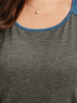 Colorblock Contrast Leopard Round Neck Raglan Sleeve Sweatshirt 15 Colorblock Contrast Leopard Round Neck Raglan Sleeve Sweatshirt -Bloomchic Shop 223660934 qx