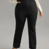 Solid Very Stretchy High Rise Bootcut Thick Pants 2 Solid Very Stretchy High Rise Bootcut Thick Pants -Bloomchic Shop 22649558 lf