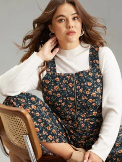 Ditsy Floral O Ring Zipper Corduroy Jumpsuit 12 Ditsy Floral O Ring Zipper Corduroy Jumpsuit -Bloomchic Shop 237597161 ri f051fc1f e2e8 49a6 b626 391a13631f30