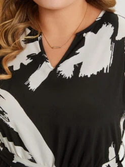 Brush Print Notched Pocket Sleeveless Belted Jumpsuit 13 Brush Print Notched Pocket Sleeveless Belted Jumpsuit -Bloomchic Shop 244361130 nj