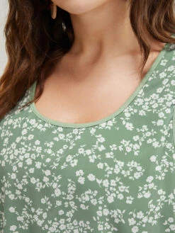 Ditsy Floral Patchwork Tank Top -Bloomchic Shop 245775181 vq