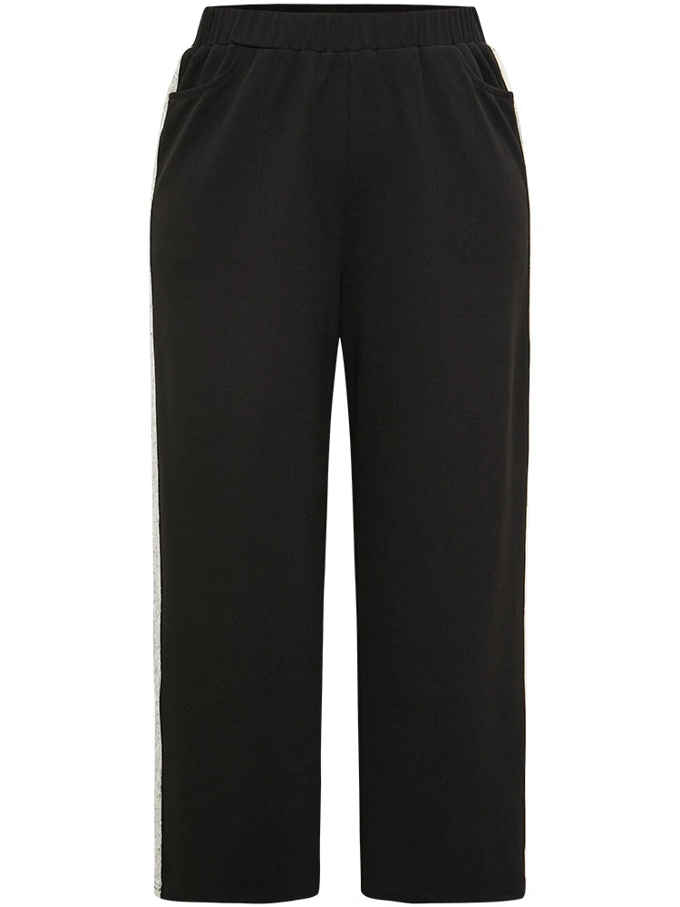 Sequin Patchwork Pocket Wide Leg Pants 9 Sequin Patchwork Pocket Wide Leg Pants - Image 7