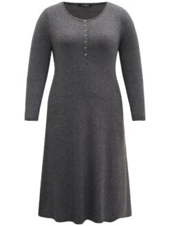 Solid Button Up Pocket Dress -Bloomchic Shop 252505532 wr 680bfbce b02b 48af 9f53 a67bb751cae9