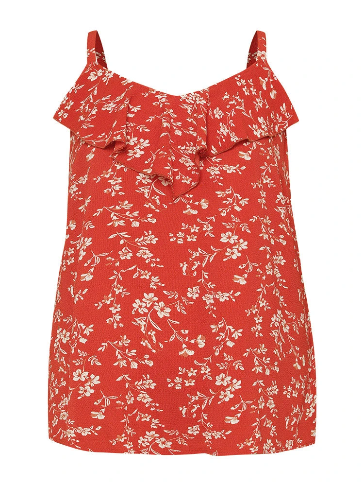 Ditsy Floral Ruffle Trim Cami Top 12 Ditsy Floral Ruffle Trim Cami Top - Image 10