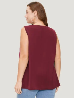 Solid Half Zipper Flap Detail Tank Top 32 Solid Half Zipper Flap Detail Tank Top -Bloomchic Shop 257099608 oq 48ddcb3c 7538 4f21 b9c2 6c47dccfa17f