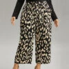 Leopard Elastic Waist Ties Wide Leg Pants 1 Leopard Elastic Waist Ties Wide Leg Pants -Bloomchic Shop 273658726 zz