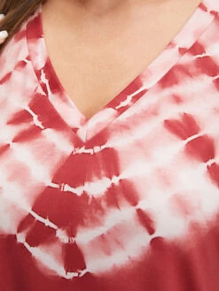 Tie Dye Contrast V Neck Tank Top 14 Tie Dye Contrast V Neck Tank Top -Bloomchic Shop 276340007 de