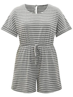 Striped Print Pocket Ties Elastic Waist Jumpsuit 21 Striped Print Pocket Ties Elastic Waist Jumpsuit -Bloomchic Shop 292794336 sj 524cc3e9 23f4 49ce a413 f3a218c5c79a