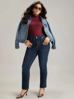 Cotton Plain Funnel Neck Tank Top -Bloomchic Shop 293815520 hs