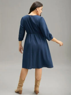 Boho Print Striped Patchwork Lantern Sleeve Dress 14 Boho Print Striped Patchwork Lantern Sleeve Dress -Bloomchic Shop 29673877 my 9d13d160 3493 47bb b319 bf19ebe89b48