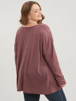 Plain Cowl Neck Long Tee -Bloomchic Shop 30547923 ke e0cea968 2b18 44b1 9d3b 4dbb2cb6e1eb