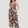 Floral Print Pocket Cami Jumpsuit -Bloomchic Shop 312325745 yw 068a3cb6 33ad 44c7 9e0c 629d3df664da