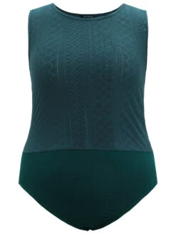 Plain Patchwork Broderie Anglaise Tank Bodysuit -Bloomchic Shop 313039199 pa 8ec3cd37 6bd3 4c64 a2fe 79b2de7f6825