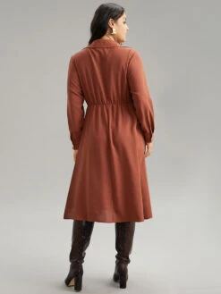 Static-Free Plain Lapel Collar Belted Pocket Dress -Bloomchic Shop 333574934 pc 151d351a 84b0 4ab1 8520 19cb18114c59