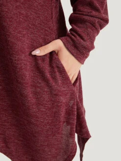 Solid Turtleneck Pocket Hanky Hem Sweatshirt -Bloomchic Shop 343543586 jb 7a66fd35 4c9a 4b96 a5de 69eecf0b86b3