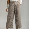 Gingham Plicated Detail Elastic Waist Pants 1 Gingham Plicated Detail Elastic Waist Pants -Bloomchic Shop 346838586 jr