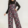 Halloween Skull &Heart Print Pocket Gathered Jumpsuit -Bloomchic Shop 349065626 dl db87d36f ed4c 4234 8873 a36822c3a60c