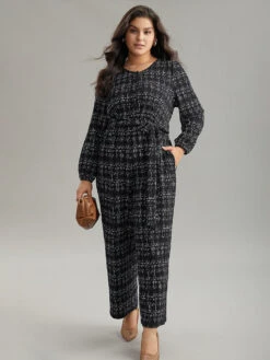 Textured Button Up Elastic Waist Belted Jumpsuit 13 Textured Button Up Elastic Waist Belted Jumpsuit -Bloomchic Shop 364875647 qc