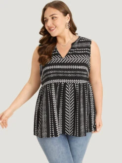 Bandana Print Notched Elastic Waist Tank Top 12 Bandana Print Notched Elastic Waist Tank Top -Bloomchic Shop 365068162 wd