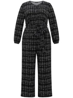 Textured Button Up Elastic Waist Belted Jumpsuit 17 Textured Button Up Elastic Waist Belted Jumpsuit -Bloomchic Shop 368812271 bt