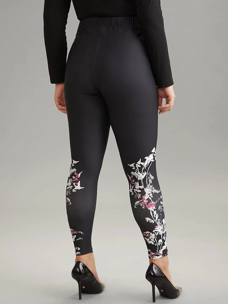 Boho Print High Rise Skinny Leggings 4 Boho Print High Rise Skinny Leggings - Image 2