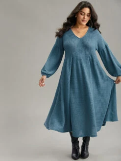 Solid Waffle Knit Pocket Lantern Sleeve Dress 14 Solid Waffle Knit Pocket Lantern Sleeve Dress -Bloomchic Shop 378072651 ll 0741aa51 fefe 4e9a 8836 aa369848f531